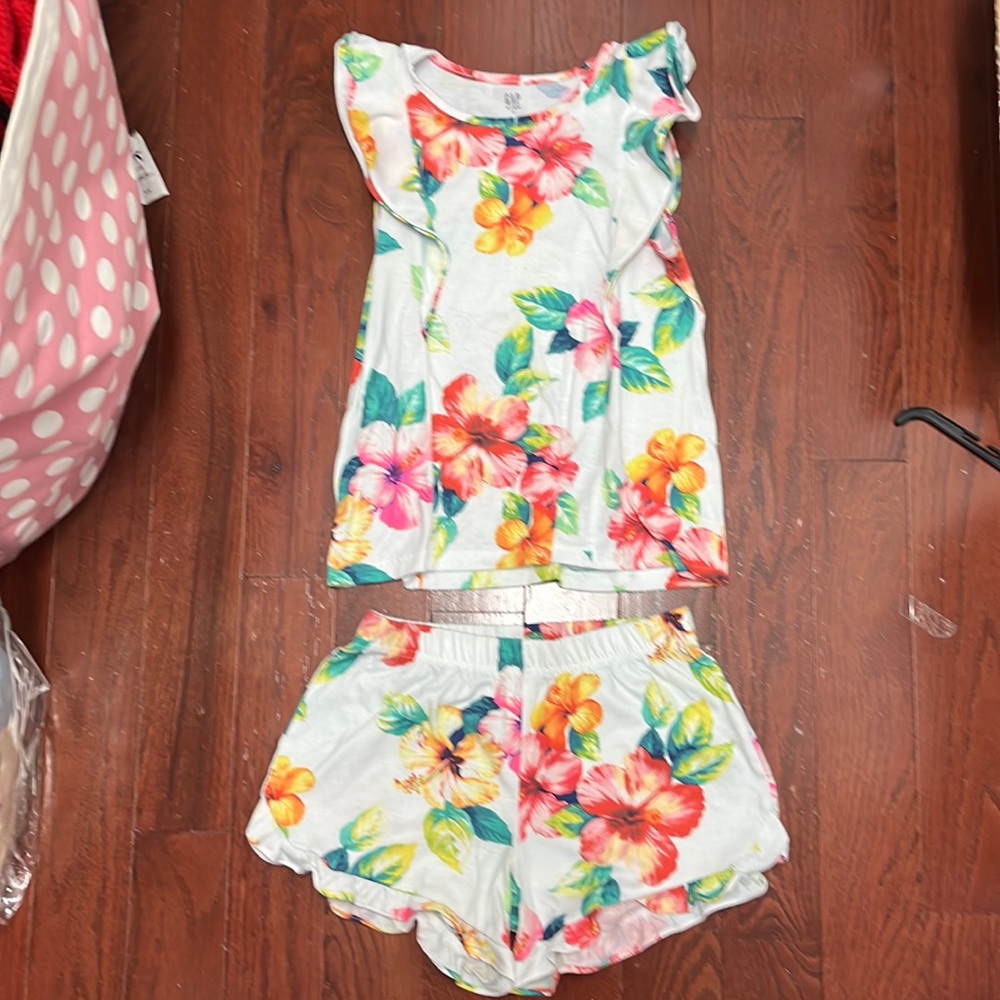 matching girls pajama set